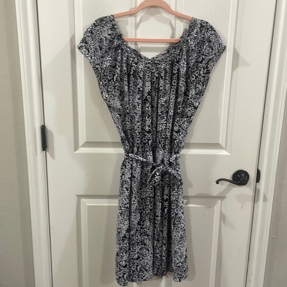 Lauren Conrad black midi dress